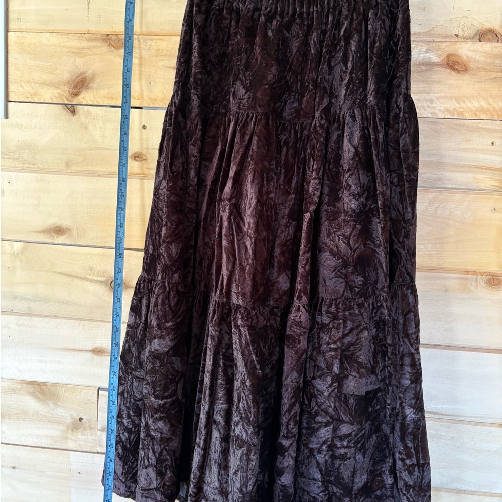 Gothic black Maxi Skirt
